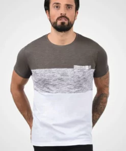 Solid SDSINOR - T-shirt Imprimé - Mid Grey