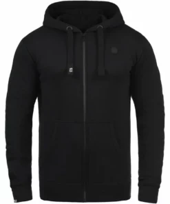 Solid SDBENE - Sweat à Capuche Zippé - Black -Élégance Boutique 1f361ada697d4a37944c67b1924c4f1e