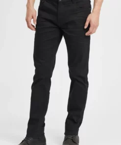 Solid SDFYNN - Jean Droit - Black Denim