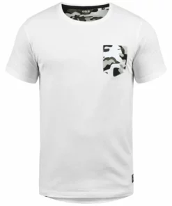 Solid SDCALVIN - T-shirt Imprimé - White/grey -Élégance Boutique 213fcca34b2c43fbaf8df17e698401f6