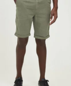 Solid SDTRUC SHORTS LINEN - Short - Ivy Green