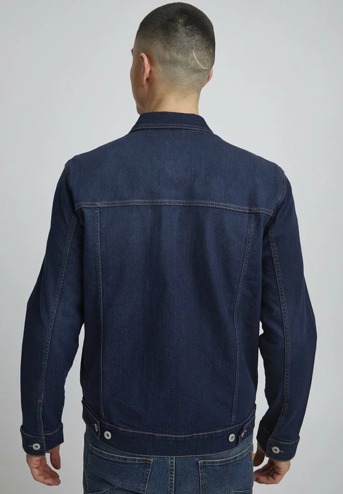 Solid Veste En Jean - Dark Blue Denim 3 Solid Veste En Jean - Dark Blue Denim – Image 3