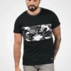 Solid SDCALLUX - T-shirt Imprimé - Black Grey
