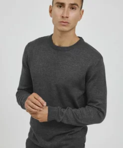 Solid SDALAGRO - Pullover - Dark Grey Melange