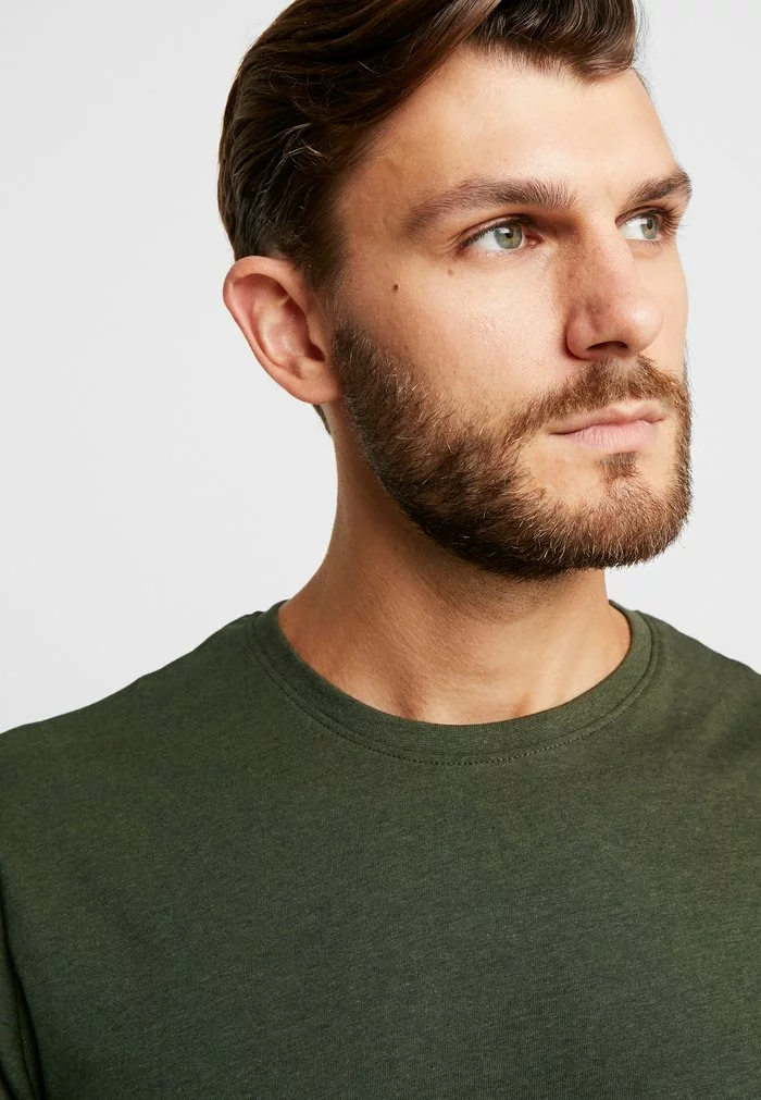 Solid SDROCK - T-shirt Basique - Mottled Olive 4 Solid SDROCK - T-shirt Basique - Mottled Olive – Image 4