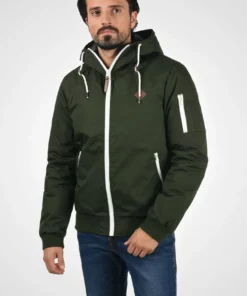 Promos Solid Magasin 42 Solid SDTILLY - Veste Mi-saison - Olive