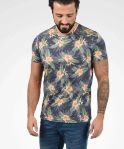 Solid SDFAIK - T-shirt Imprimé - Insignia Blue