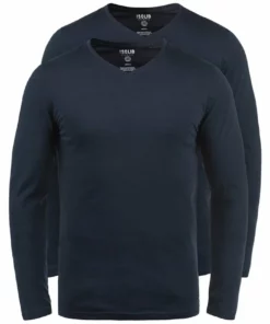 Solid SDBASIL - T-shirt à Manches Longues - Dark Blue -Élégance Boutique 22f3a098a7c74be2837c23ec744c670a