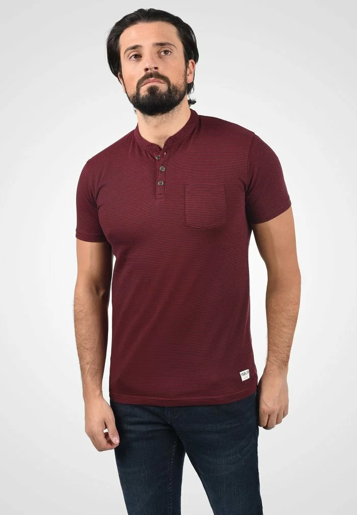 Solid SDALFI - T-shirt Imprimé - Wine Red Melange 1 Solid SDALFI - T-shirt Imprimé - Wine Red Melange