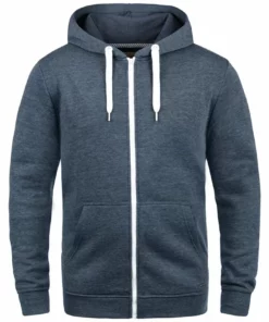 Solid SDOLLI - Sweat à Capuche Zippé - Blue Melange 9 Solid SDOLLI - Sweat à Capuche Zippé - Blue Melange -Élégance Boutique 23bf162abf8040138baf33fdbcabd7d1