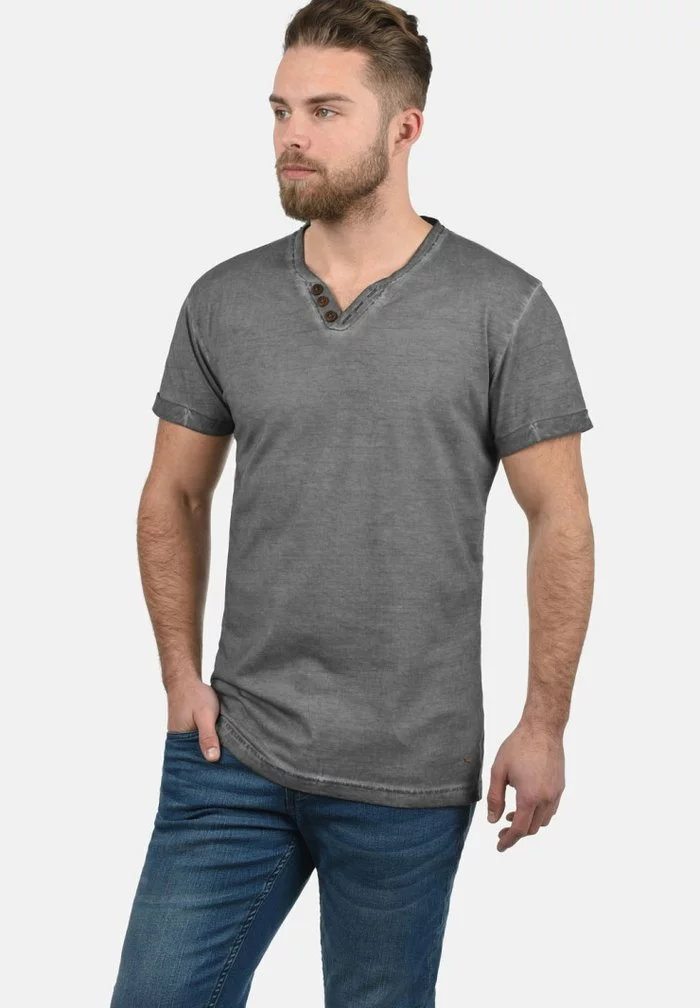 Solid SDTINO - T-shirt Basique - Dark Grey 1 Solid SDTINO - T-shirt Basique - Dark Grey