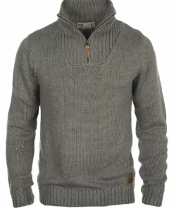 Solid SDPETRO - Pullover - Grey Melange