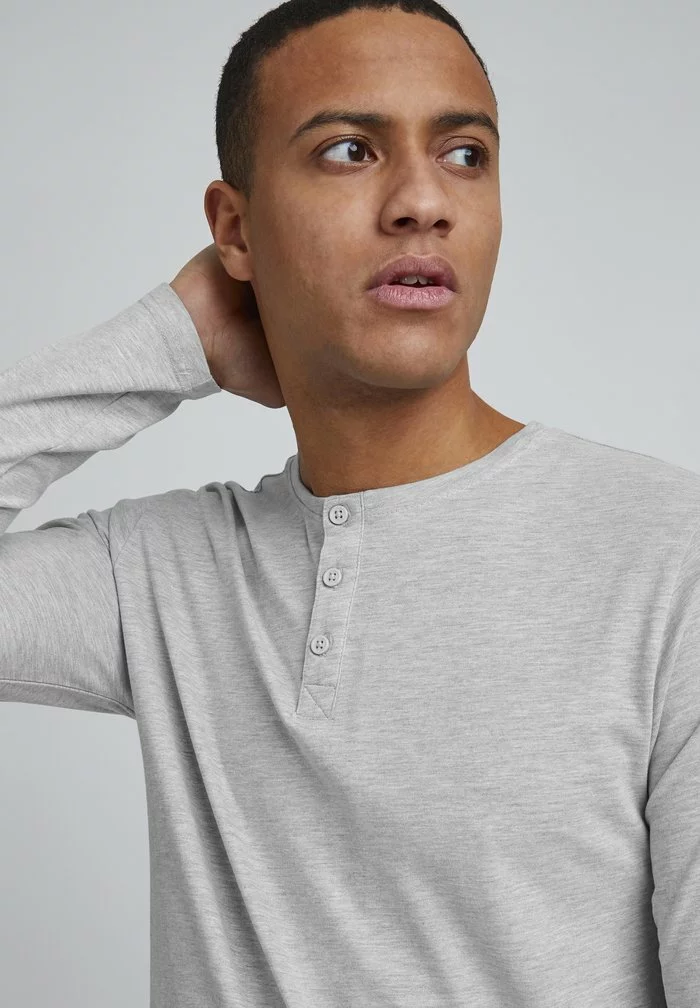 Solid SDVINTON LS 21106135 - T-shirt à Manches Longues - Light Grey Melange 4 Solid SDVINTON LS 21106135 - T-shirt à Manches Longues - Light Grey Melange – Image 4