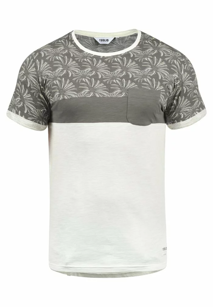 Solid SDFLORIAN - T-shirt Imprimé - Mid Grey 4 Solid SDFLORIAN - T-shirt Imprimé - Mid Grey – Image 4