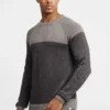 Solid SDRAPEL - Pullover - Mid Grey