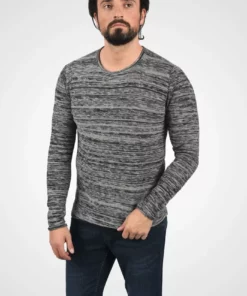 Solid SDKNIT - Pullover - Grey Mel