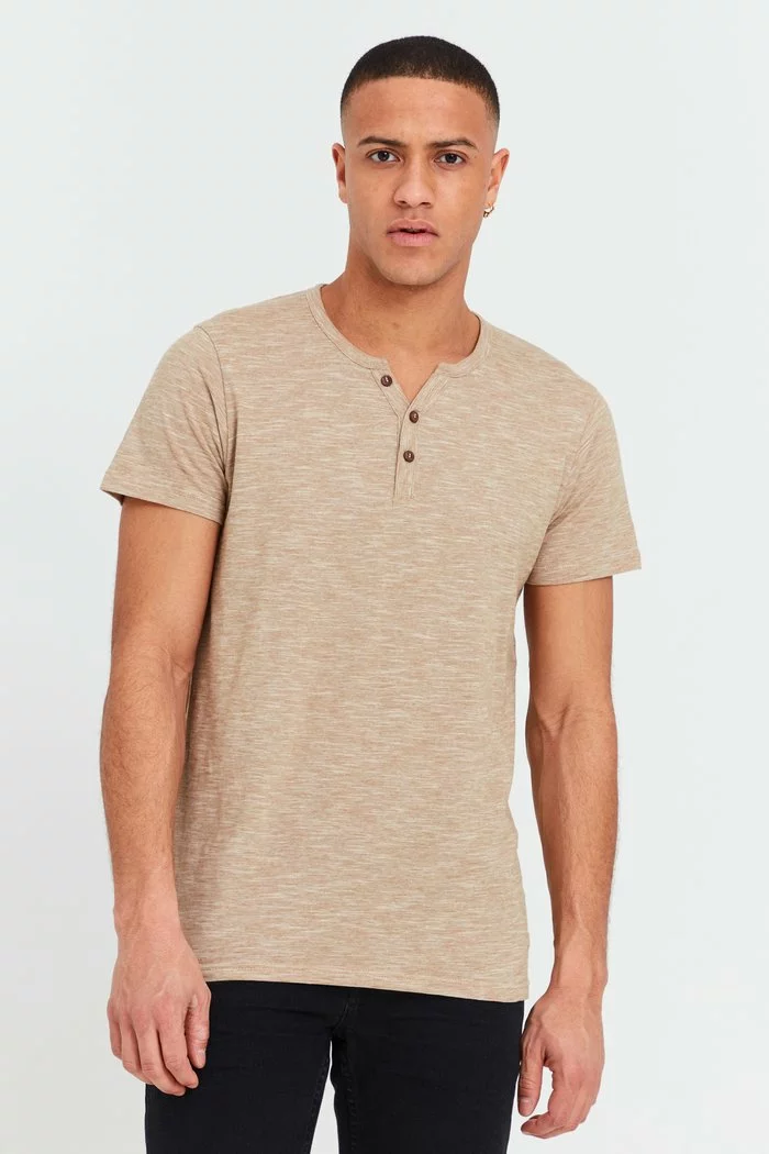 Solid SDSIGOS - T-shirt Basique - Sand 1 Solid SDSIGOS - T-shirt Basique - Sand