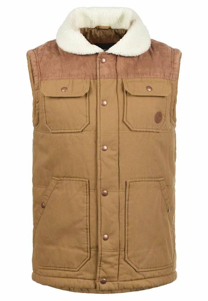 Solid SDFERDI - Veste Sans Manches - Brown 6 Solid SDFERDI - Veste Sans Manches - Brown – Image 6
