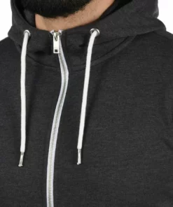 Solid SDTAMBO - Sweat à Capuche Zippé - Dark Grey Melange 9 Solid SDTAMBO - Sweat à Capuche Zippé - Dark Grey Melange -Élégance Boutique 2a6e7eb5da6748278d20324a45dcdb64