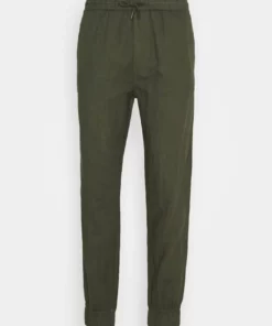 Solid SDTRUC CUFF LINEN - Pantalon Classique - Ivy Green -Élégance Boutique 2a94435d99f84cd7abc5f5ae960c6486