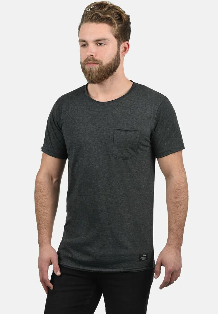 Solid SDANDREJ - T-shirt Basique - Dark Grey 1 Solid SDANDREJ - T-shirt Basique - Dark Grey