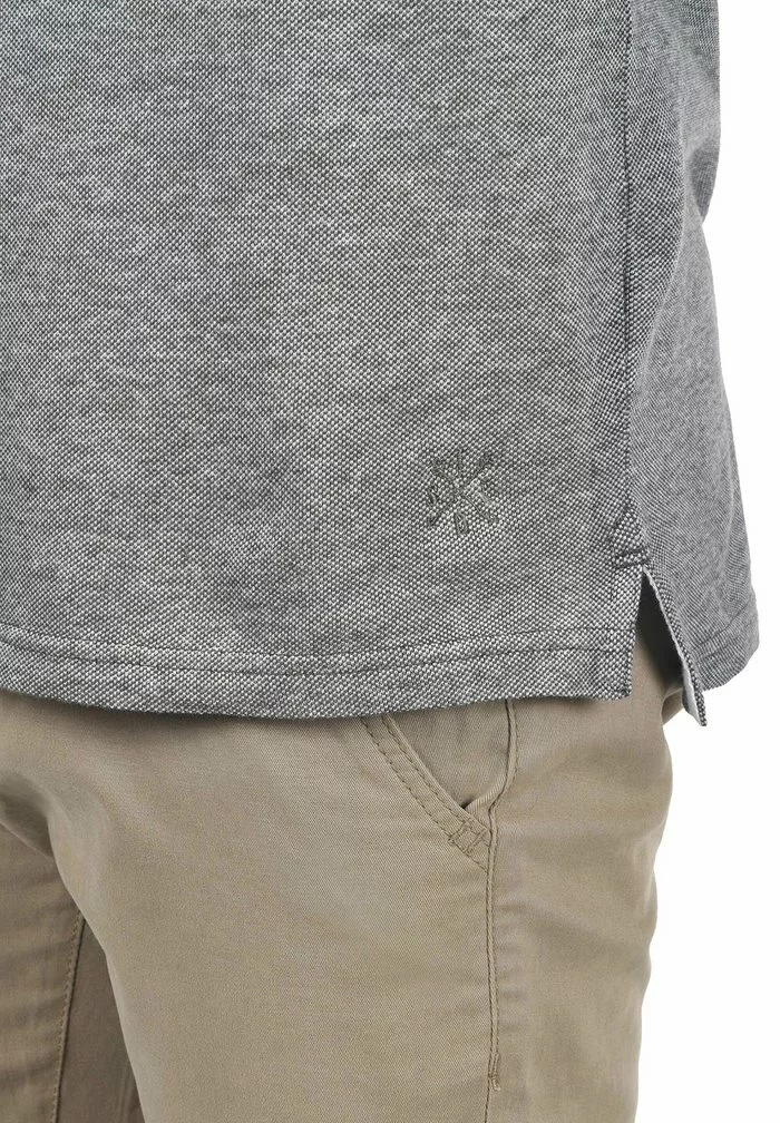 Solid SDPANTOS - Polo - Med Grey Melange 6 Solid SDPANTOS - Polo - Med Grey Melange – Image 6