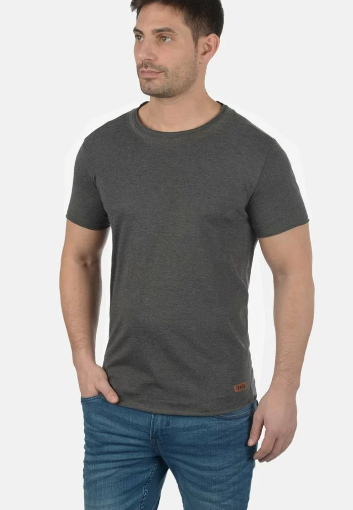 Solid SDTAO - T-shirt Basique - Dark Grey 1 Solid SDTAO - T-shirt Basique - Dark Grey