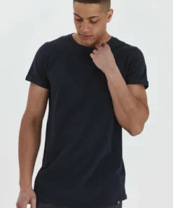 Solid SDLONGO - T-shirt Basique - Blue