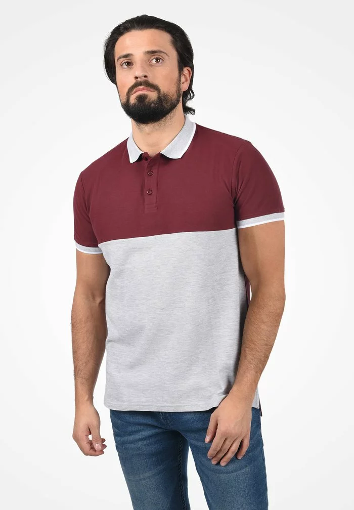 Solid SDCORBIN - Polo - Wine Red 1 Solid SDCORBIN - Polo - Wine Red