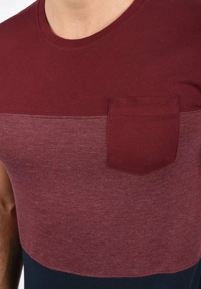 Solid SDMINGO - T-shirt Imprimé - Wine Red 4 Solid SDMINGO - T-shirt Imprimé - Wine Red – Image 4