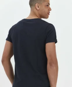 Solid SDLONGO - T-shirt Basique - Blue -Élégance Boutique 32a1961d7b8a40c59defb1dcb3b8cc32