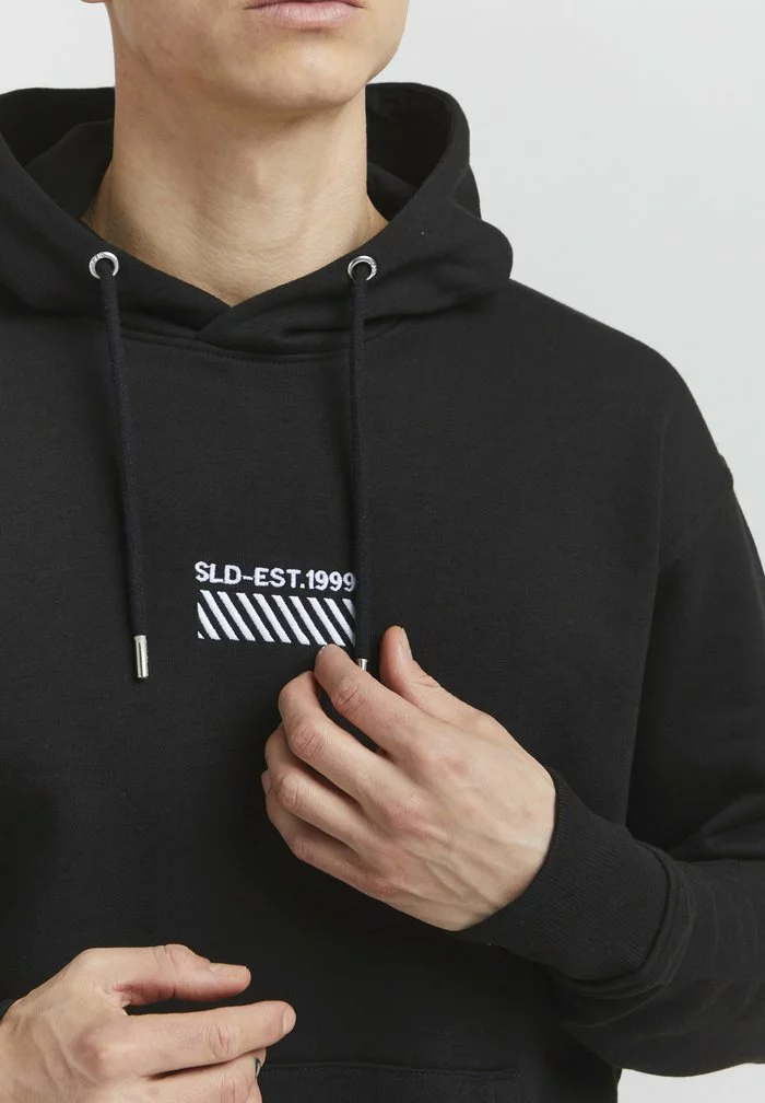 Solid RUBIN - Sweat à Capuche - True Black 4 Solid RUBIN - Sweat à Capuche - True Black – Image 4