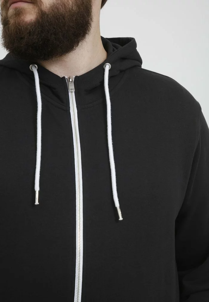 Solid SDTAMBO BT - Sweat à Capuche Zippé - Black 4 Solid SDTAMBO BT - Sweat à Capuche Zippé - Black – Image 4