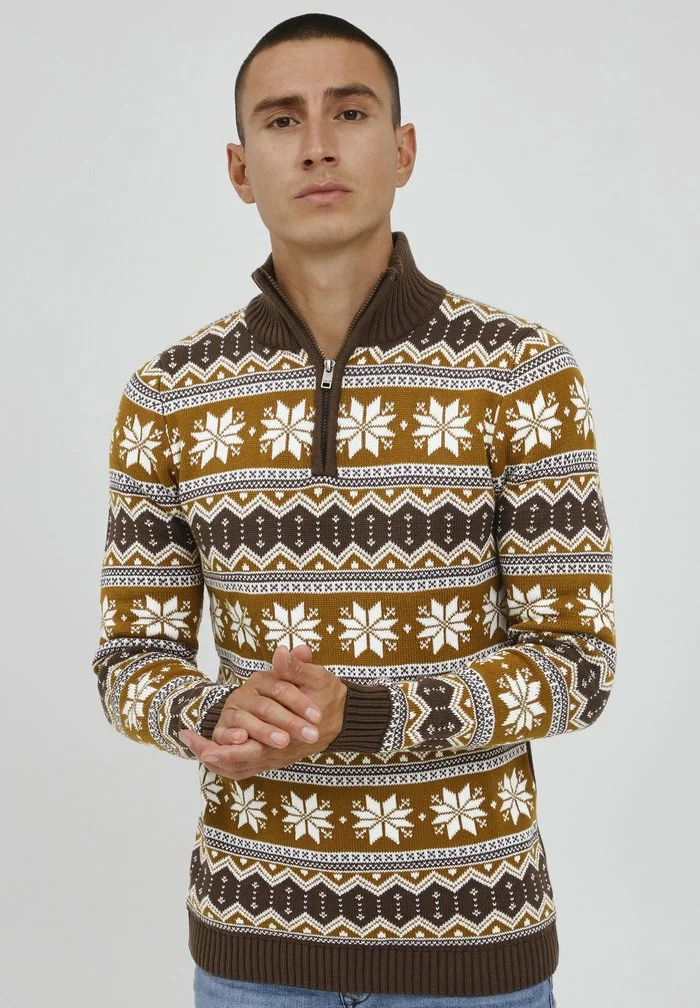 Solid SDWINOLDO - Pullover - Coffee Bean 1 Solid SDWINOLDO - Pullover - Coffee Bean