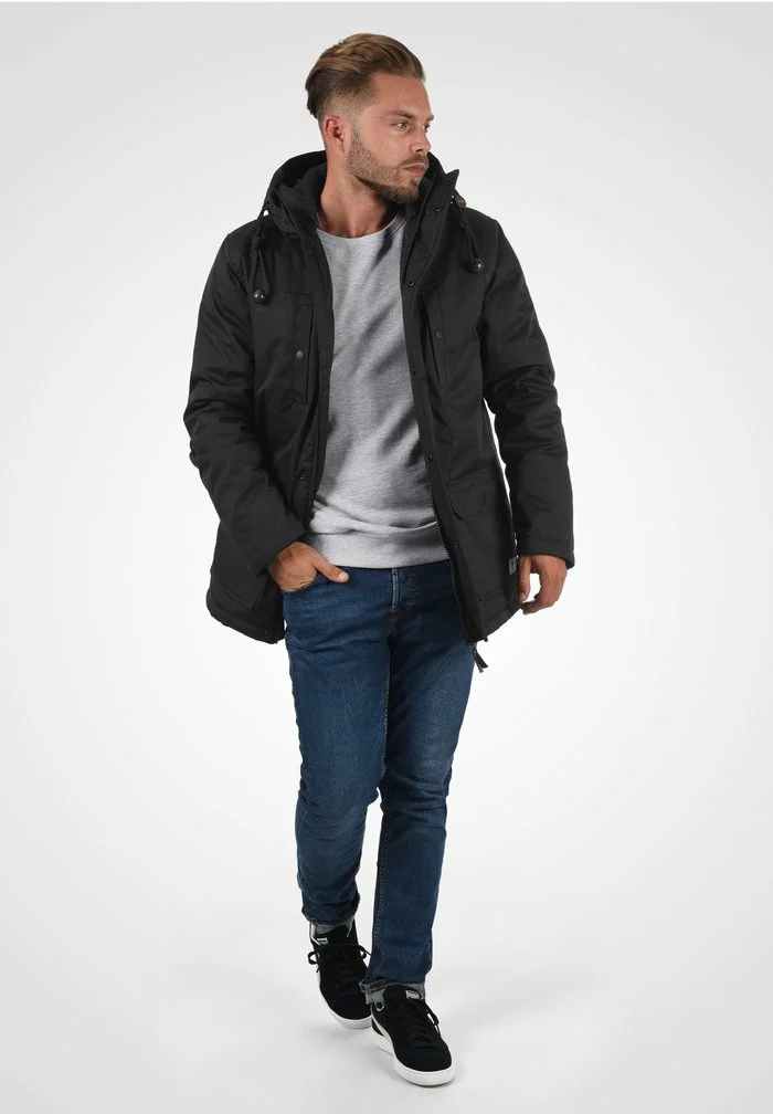 Solid SDFRANCO - Parka - Black 2 Solid SDFRANCO - Parka - Black – Image 2