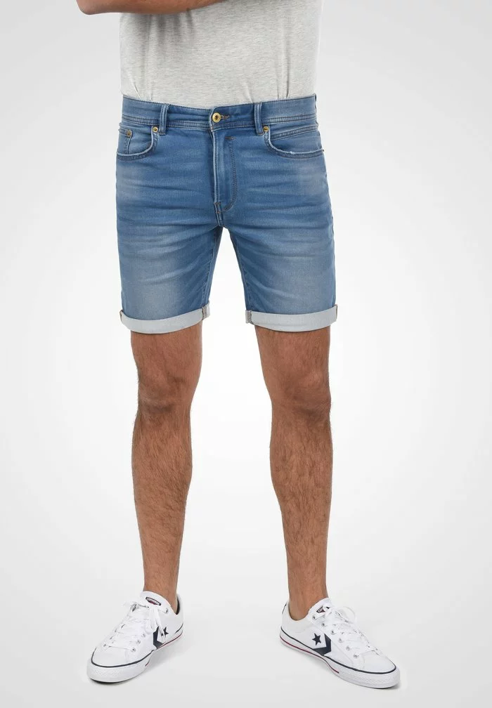 Solid SDREGULAR - Short En Jean - Blau 1 Solid SDREGULAR - Short En Jean - Blau