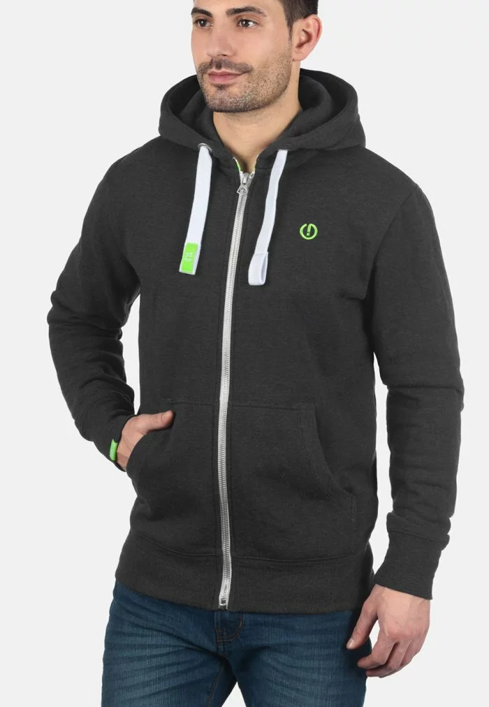 Solid SDBENNZIP - Sweat à Capuche Zippé - Dark Grey 1 Solid SDBENNZIP - Sweat à Capuche Zippé - Dark Grey