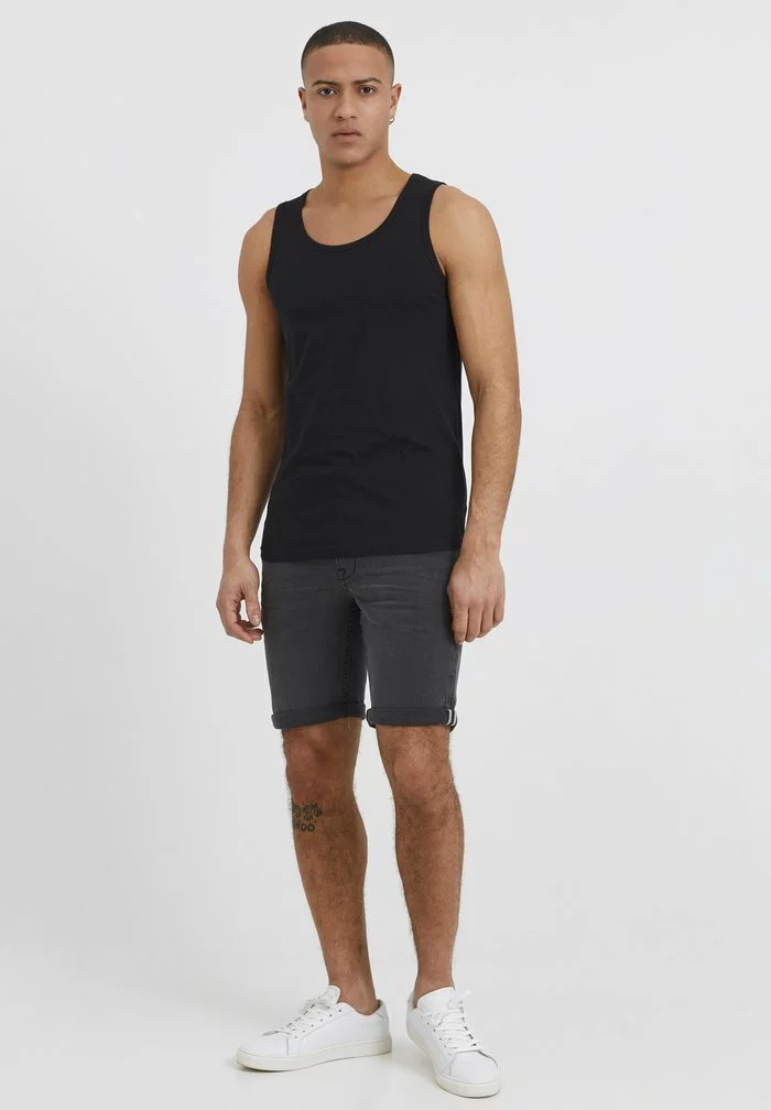 Solid SDMOYAT - Short En Jean - Grey Denim 2 Solid SDMOYAT - Short En Jean - Grey Denim – Image 2