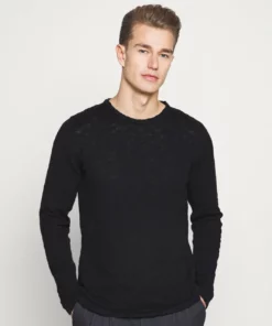 Solid TAPIO 0-NECK - Pullover - Insignia Blue