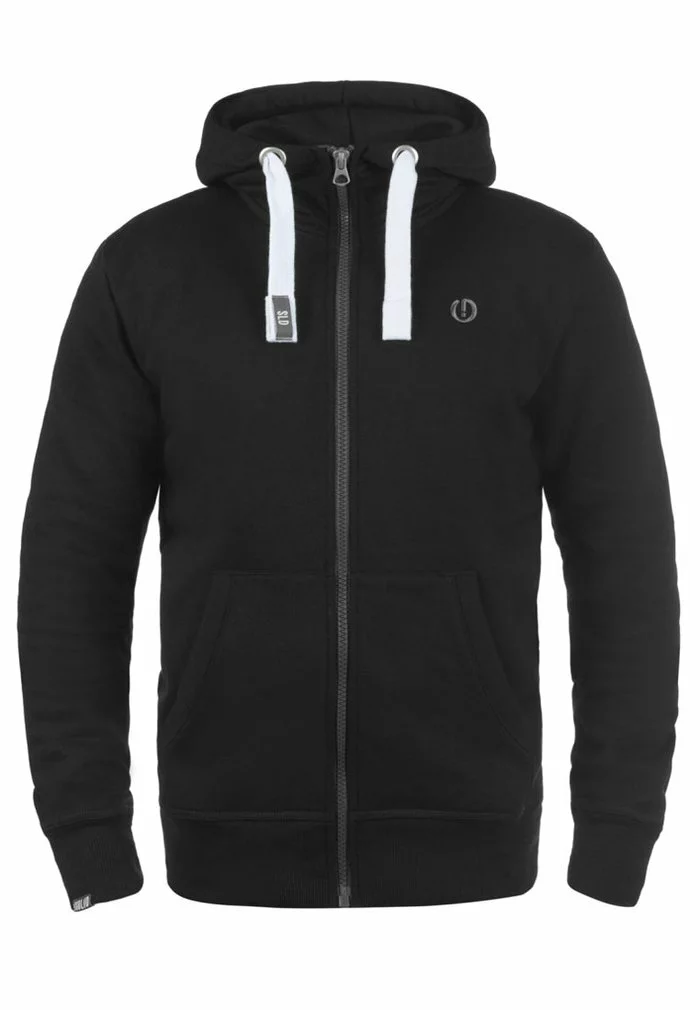 Solid SDBENN - Sweat à Capuche Zippé - Black 5 Solid SDBENN - Sweat à Capuche Zippé - Black – Image 5