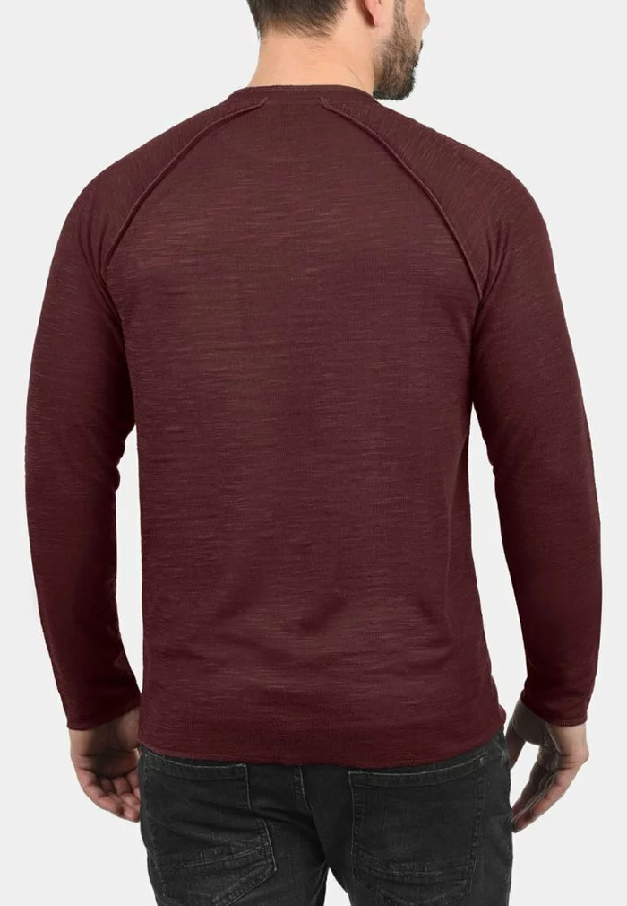 Solid SDDON - Sweatshirt - Wine Red 2 Solid SDDON - Sweatshirt - Wine Red – Image 2