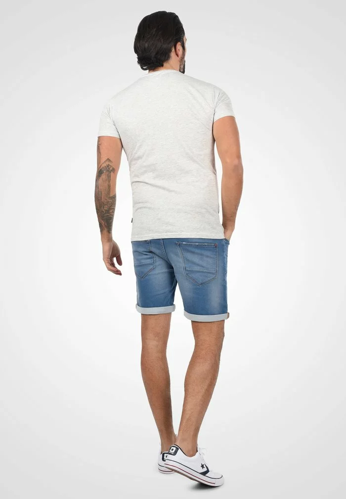 Solid SDREGULAR - Short En Jean - Blau 3 Solid SDREGULAR - Short En Jean - Blau – Image 3