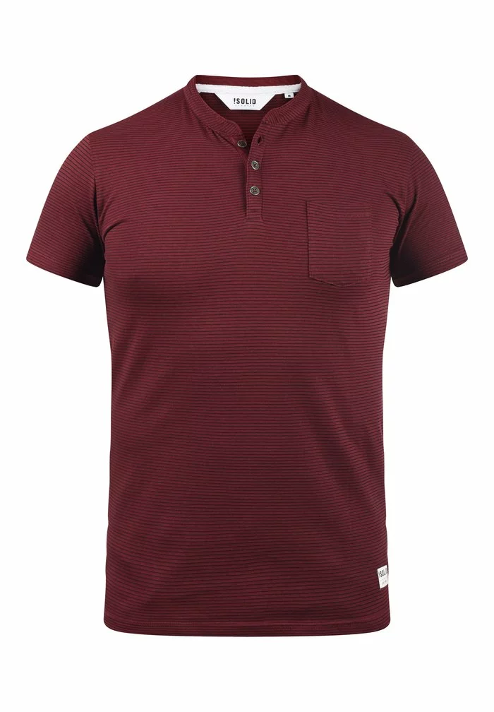 Solid SDALFI - T-shirt Imprimé - Wine Red Melange 5 Solid SDALFI - T-shirt Imprimé - Wine Red Melange – Image 5