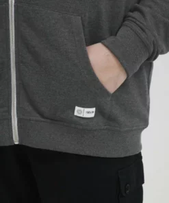 Solid SDTAMBO BT - Sweat à Capuche Zippé - Dark Grey Melange -Élégance Boutique 38f13e245c784b22a31c2fac295e423c