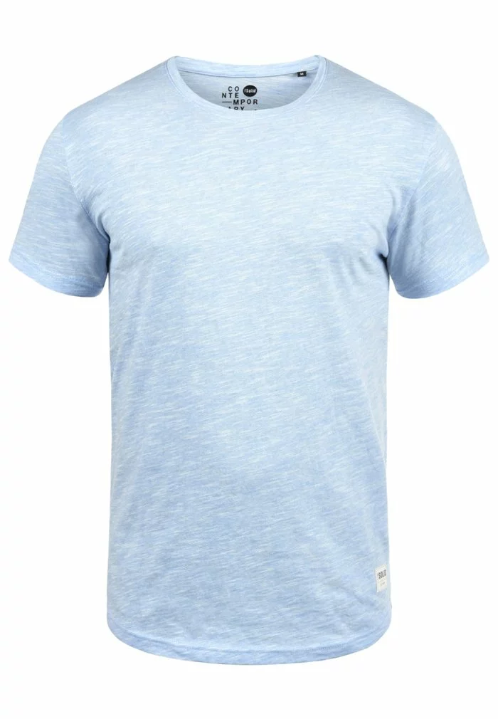 Solid SDFIGOS - T-shirt Basique - Sky Blue 3 Solid SDFIGOS - T-shirt Basique - Sky Blue – Image 3