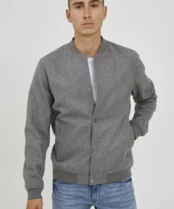 Solid SDLIO - Blouson Bomber - Medium Grey Melange
