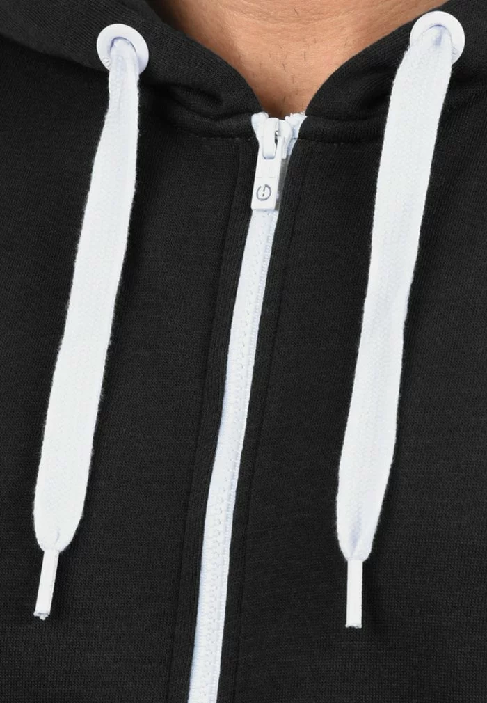 Solid SDOLLI - Sweat à Capuche Zippé - Black 3 Solid SDOLLI - Sweat à Capuche Zippé - Black – Image 3