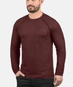 Solid SDDON - Sweatshirt - Wine Red