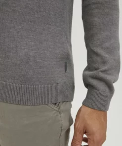 Solid SDKNIT - Pullover - Gray Melange -Élégance Boutique 3b447a5dadc94e2fa53ac995d40e5c71