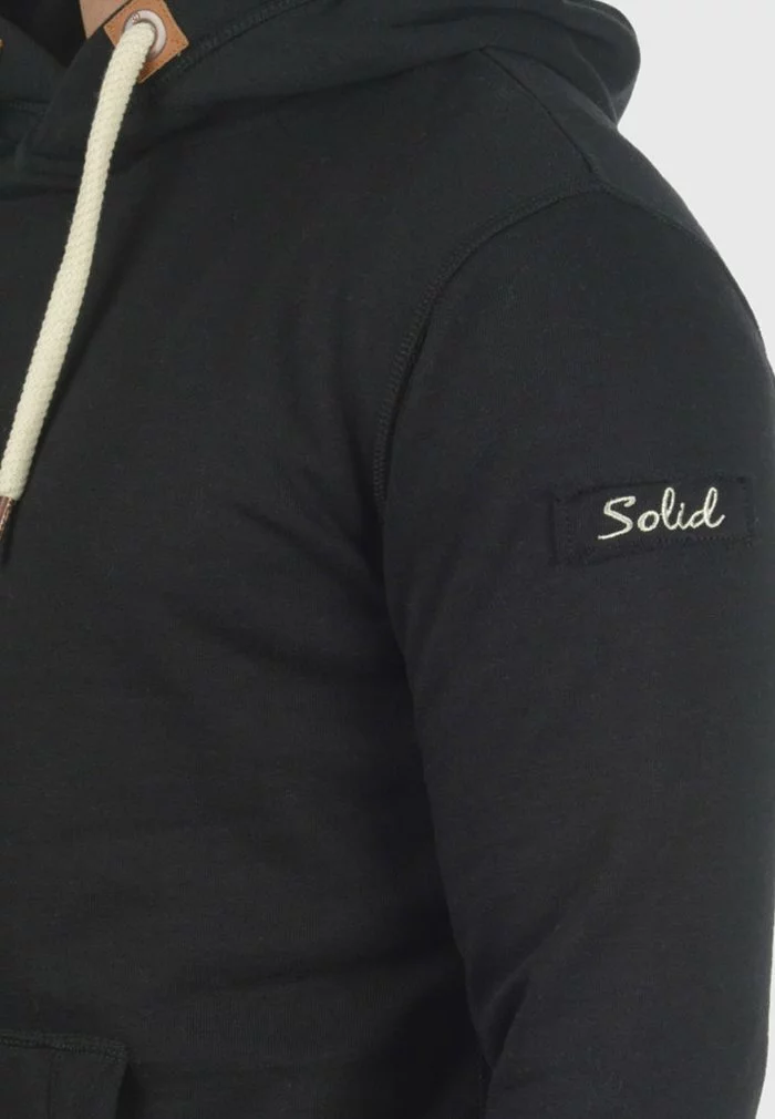 Solid SDTRIPHOOD - Sweat à Capuche - Black 3 Solid SDTRIPHOOD - Sweat à Capuche - Black – Image 3